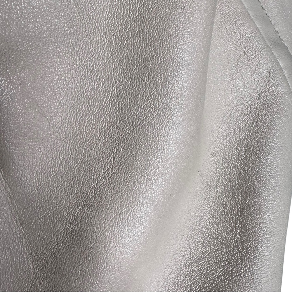 Coach Ivory Leather Pleated Top Handle Bag Cream 13411 - Picture 15 of 16